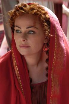 Atia Balba Cesonia. Actriz Polly Walker (serie tv. "Rome")