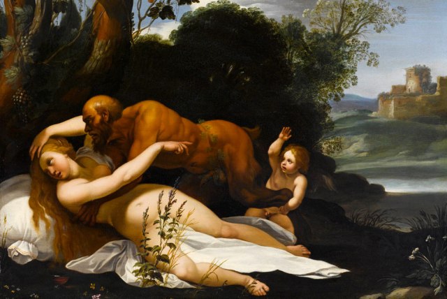 Antíope y Zeus (Giuseppe Cesari, 1568 - 1640)